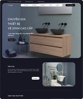 Mẫu website bán hàng 1
