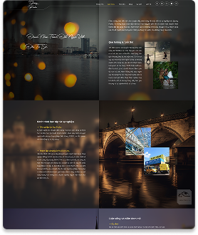 Mẫu website cá nhân 1