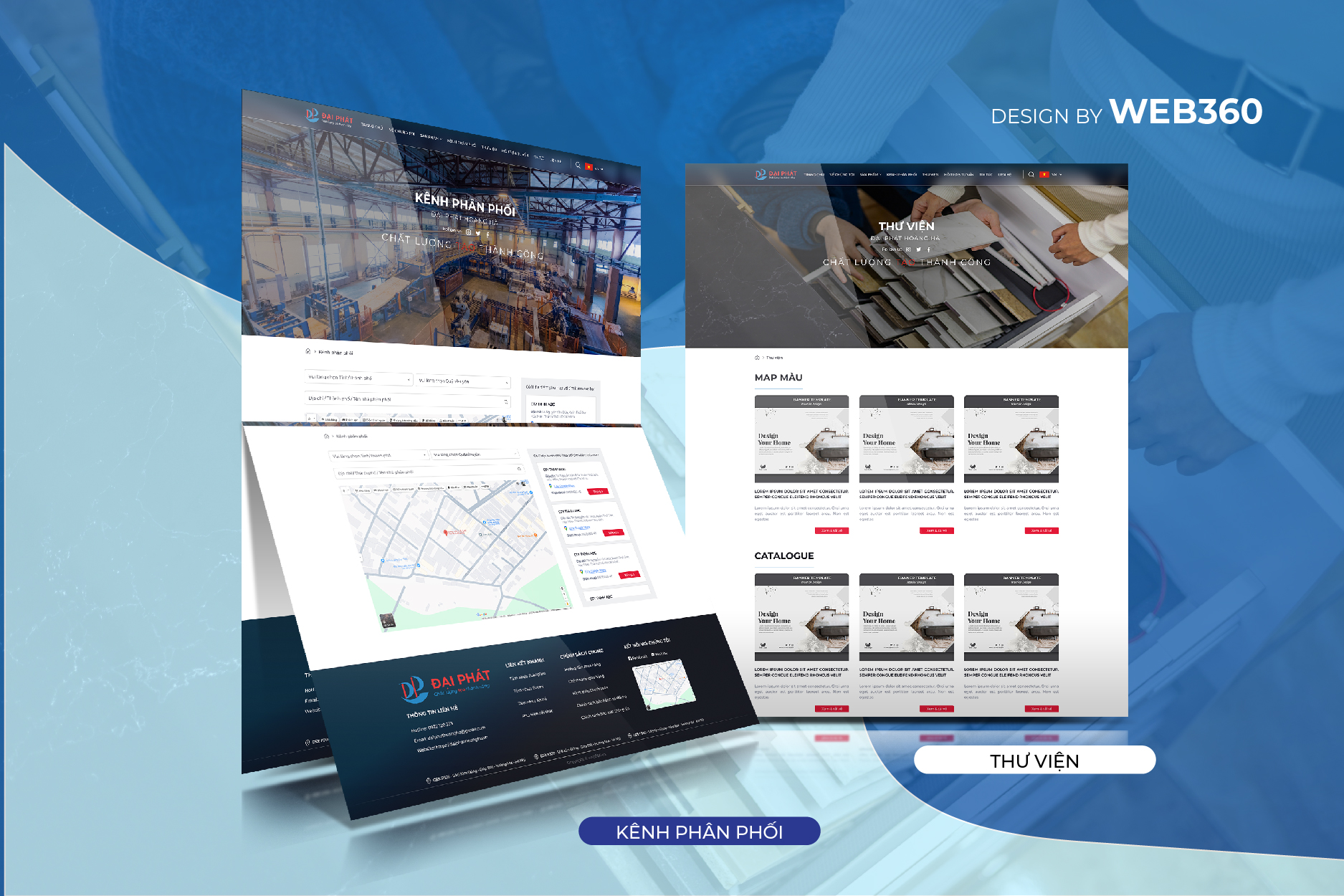 Distribution Channels Page and ibrary Page