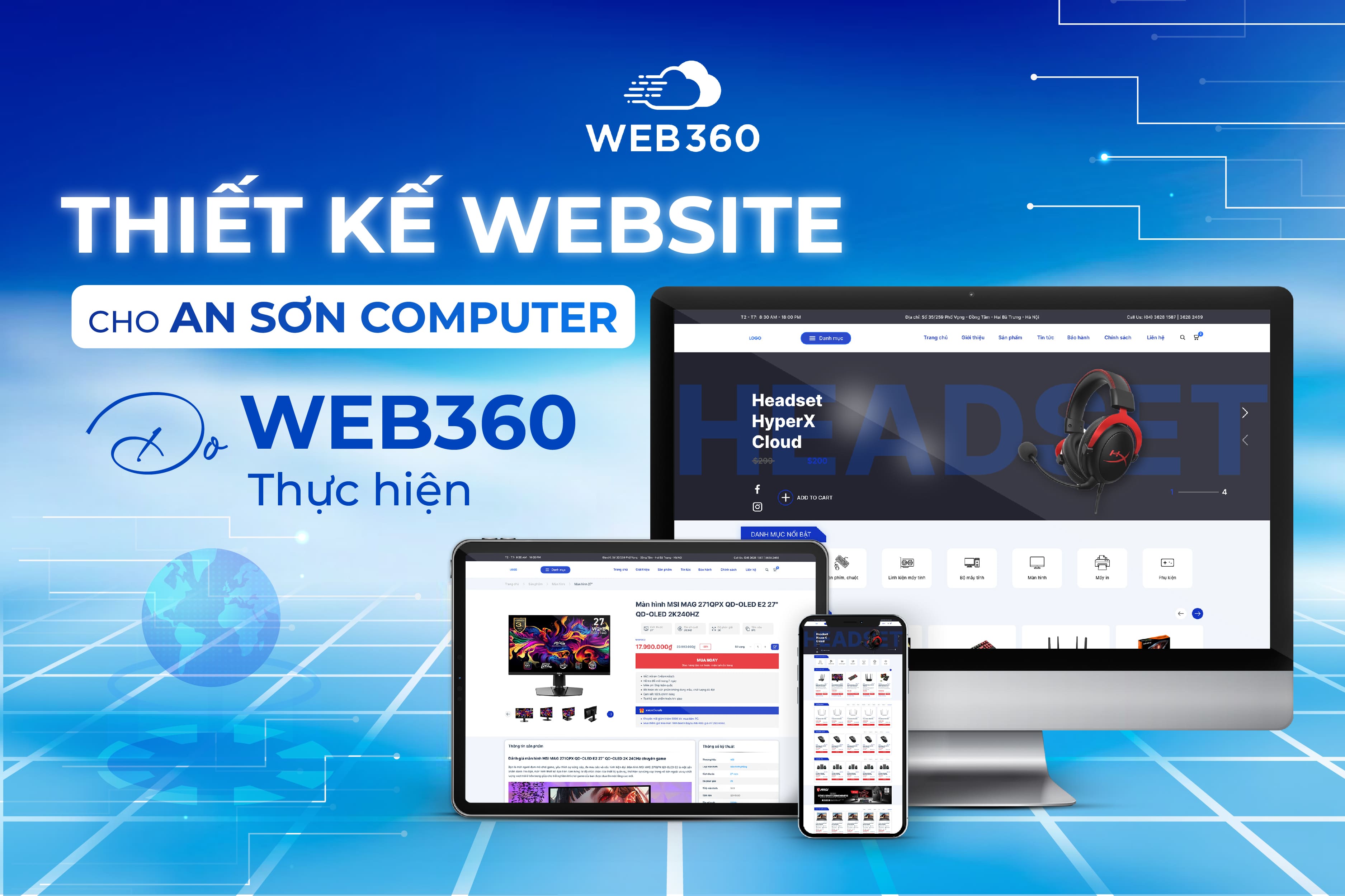 Dự án website An Sơn Computer
