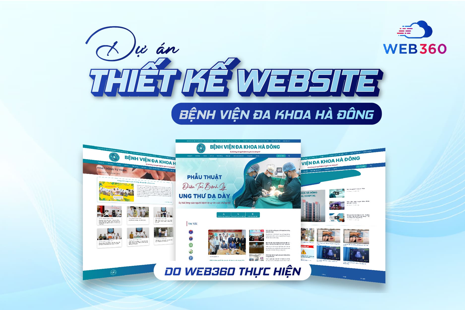 Dự án website cho bệnh viện đa khoa Hà Đông