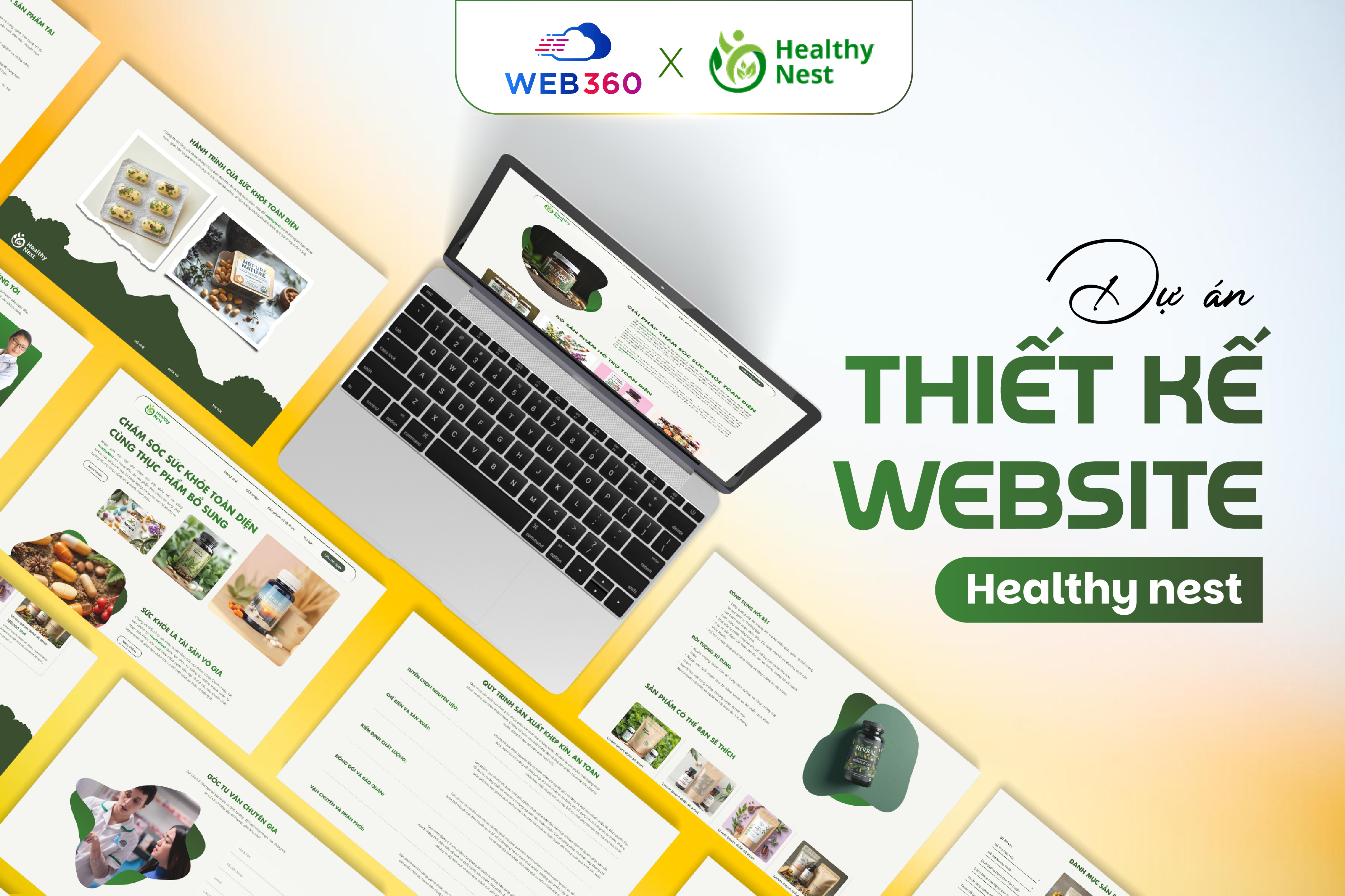 dự án website healthynest