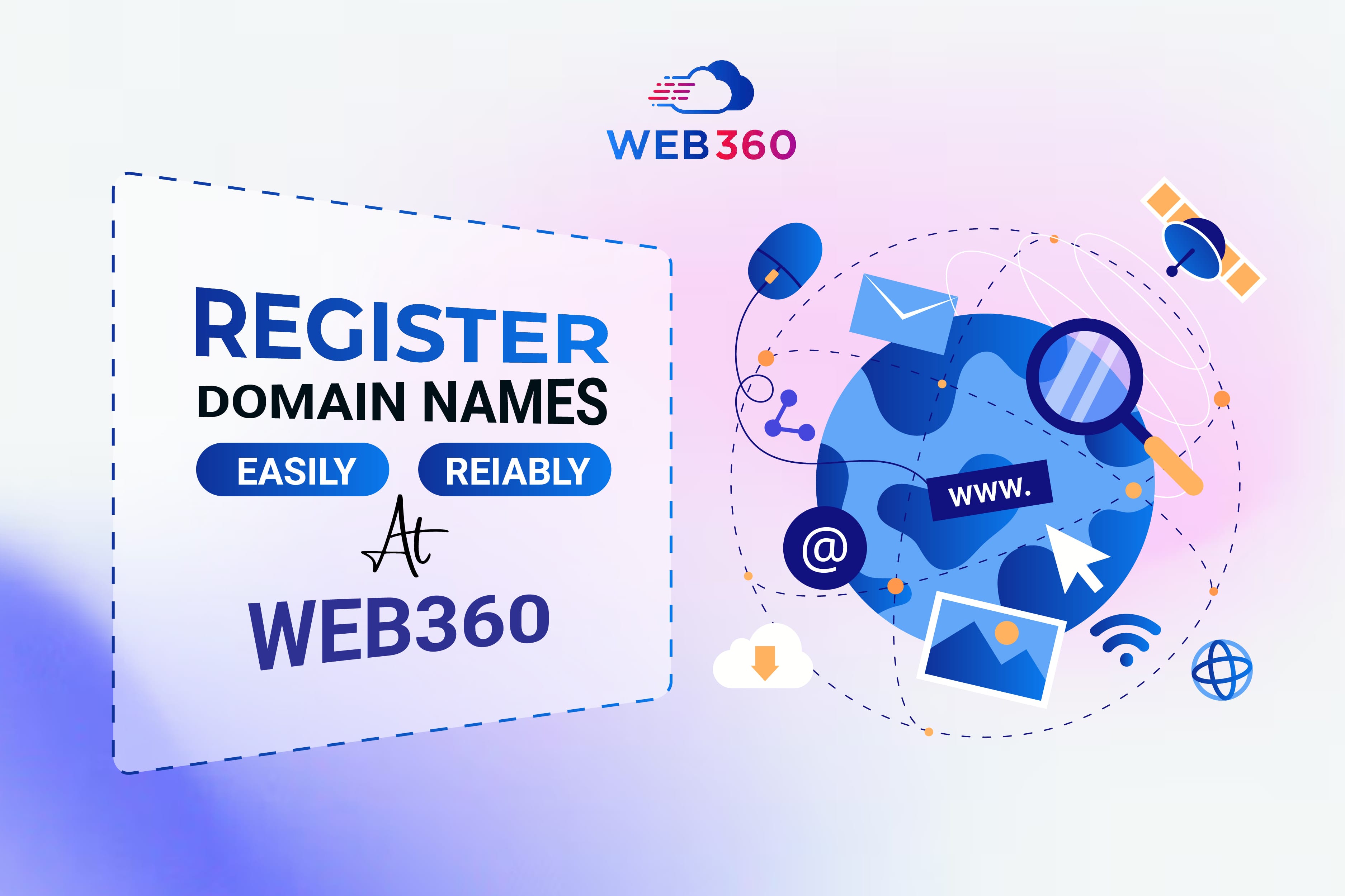 Register domain names