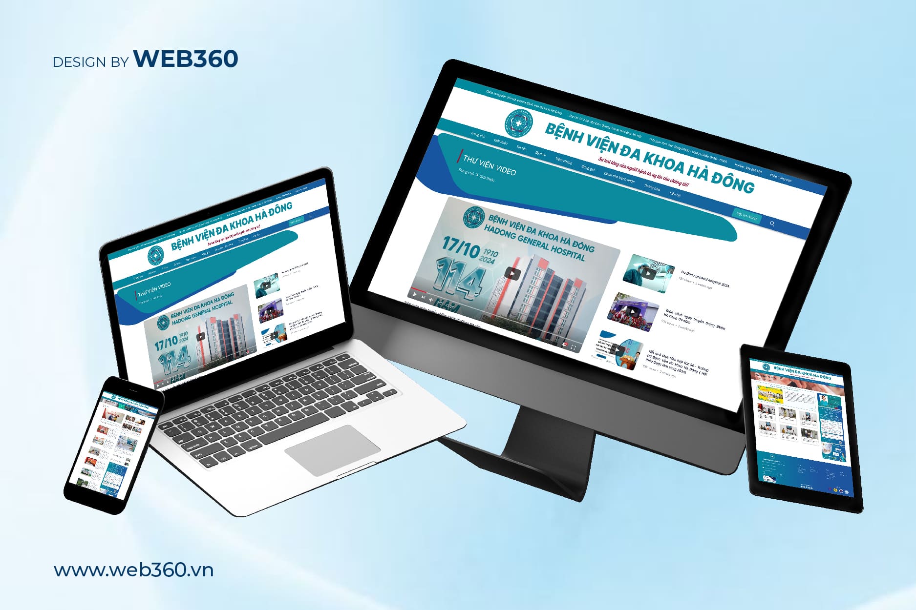 Thư viện video website bệnh viện đa khoa Hà Đông