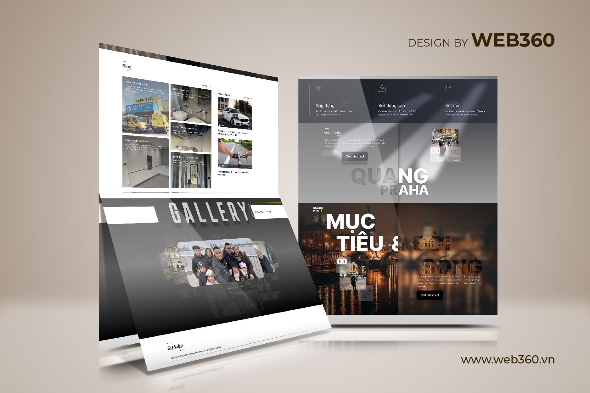 trang chủ website cá nhân Quangpraha